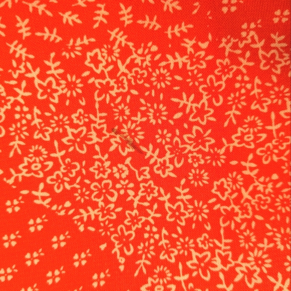 Andree by Unit Jumpsuit Large Coral & White lace back cinch waist romper - Picture 10 of 16